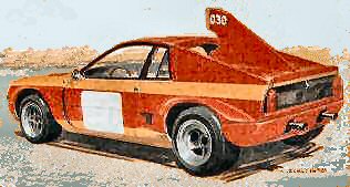 The Abarth SE030 Montecarlo Prototype - artists impression
