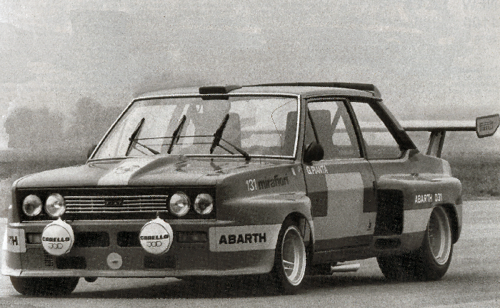 The 131 Abarth 031 1975 Picture Courtesy of the Fiat Archive Turin